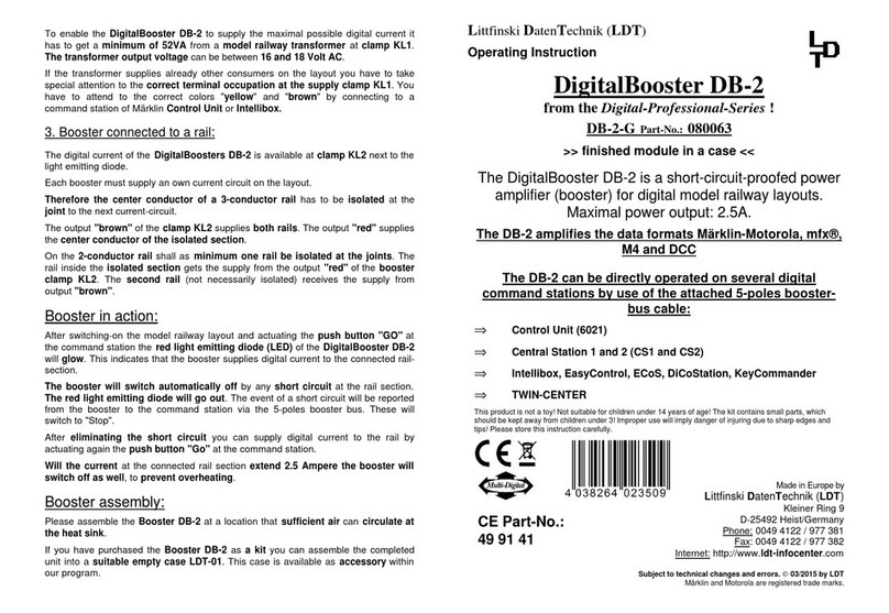 Littfinski Daten Technik DigitalBooster DB-2 operating instructions