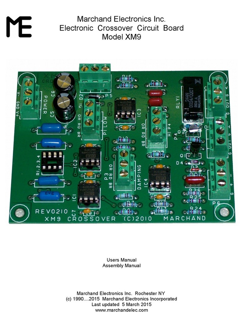 Marchand Electronics XM9 User and assembly manual