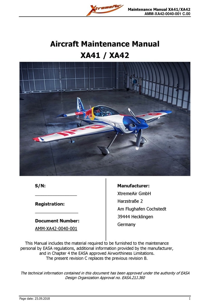 XtremeAIR XA41 Maintenance manual