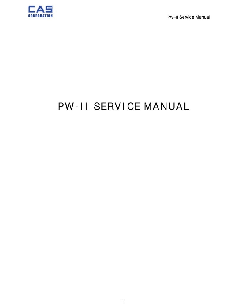 CAS PW-2H User manual