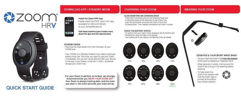 LifeTrak Zoom HRV quick start guide