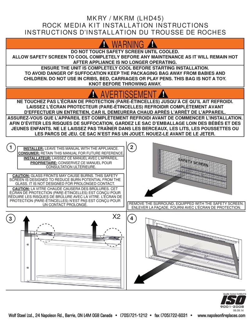 Napoleon MKRY User manual Napoleon MKRY User manual