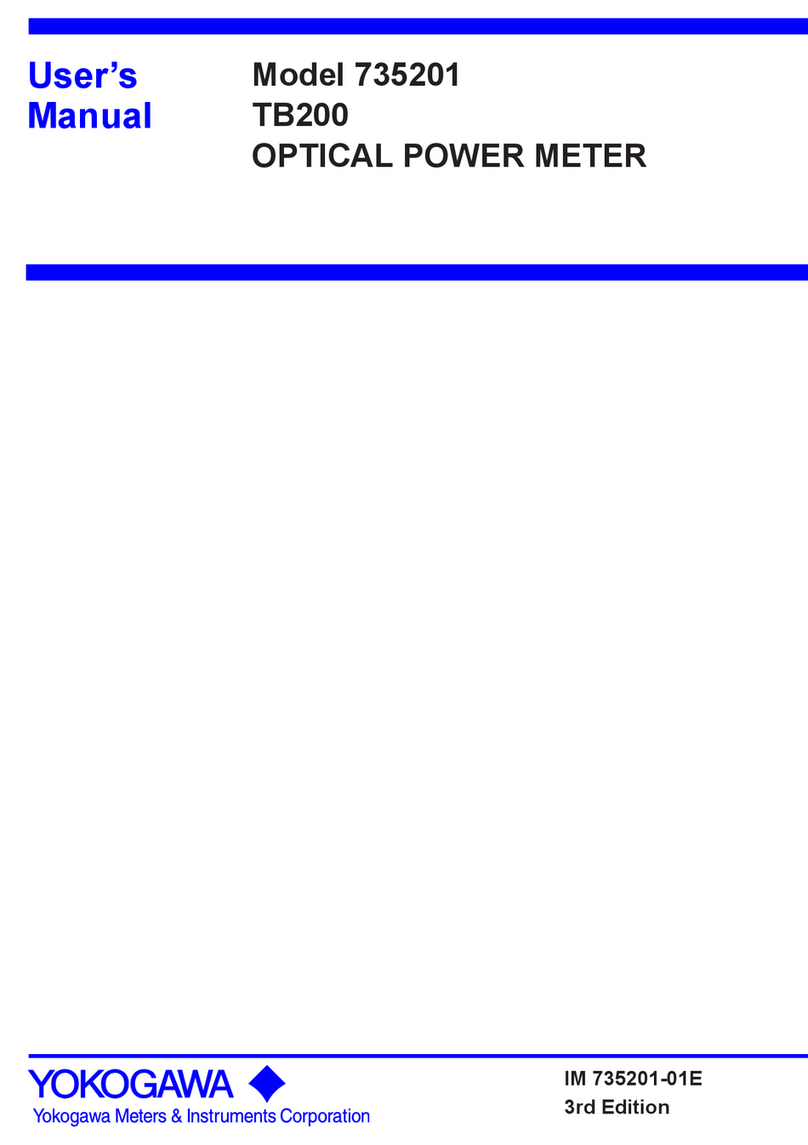 YOKOGAWA 735201 User manual
