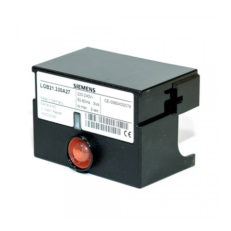 Siemens LGB21.130A17 User manual