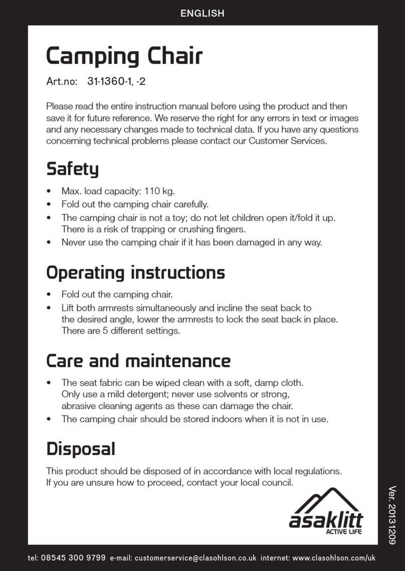 Asaklitt 31-1360-1 manual