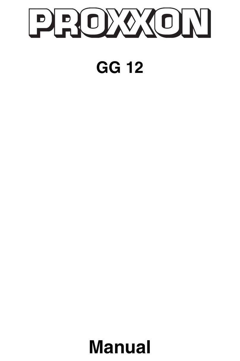 Proxxon GG 12 User manual