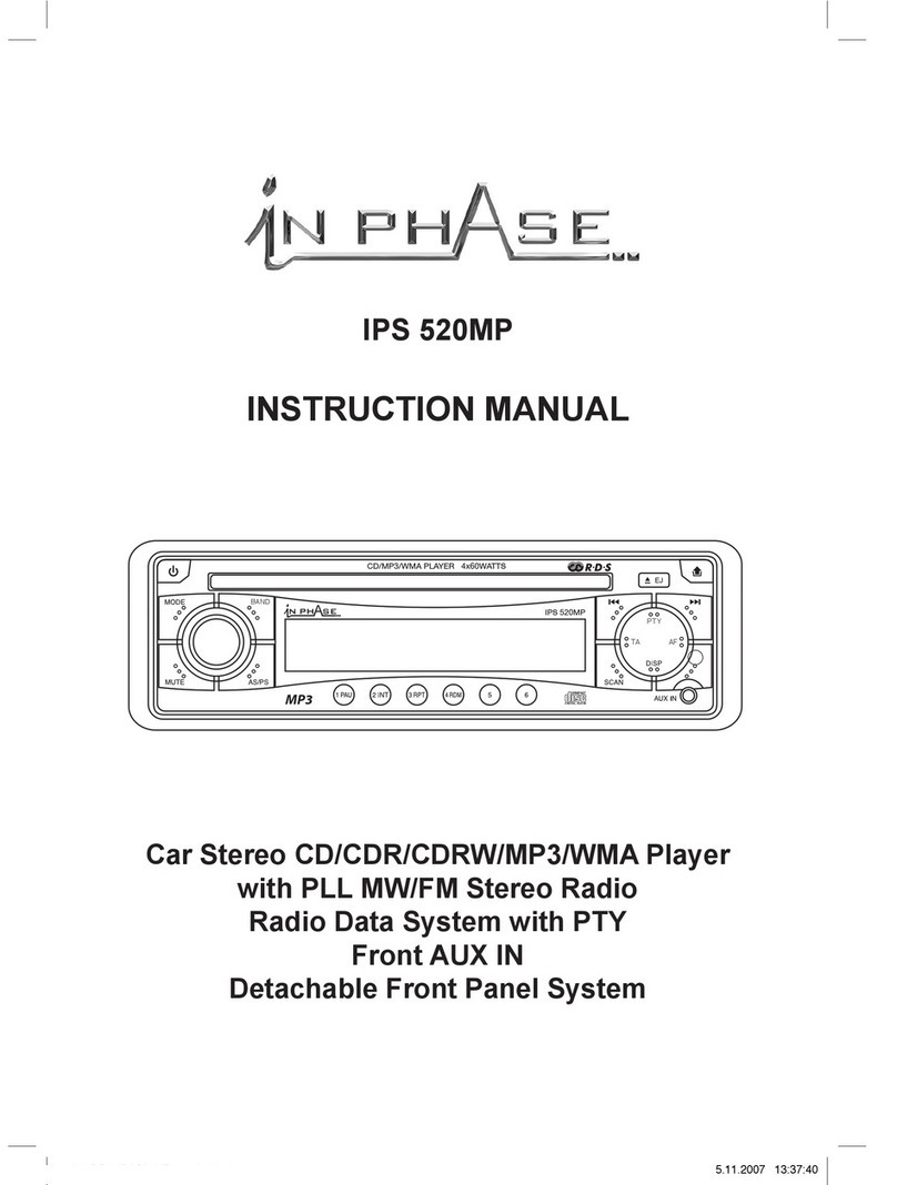 In Phase IPS 520MP instruction manual