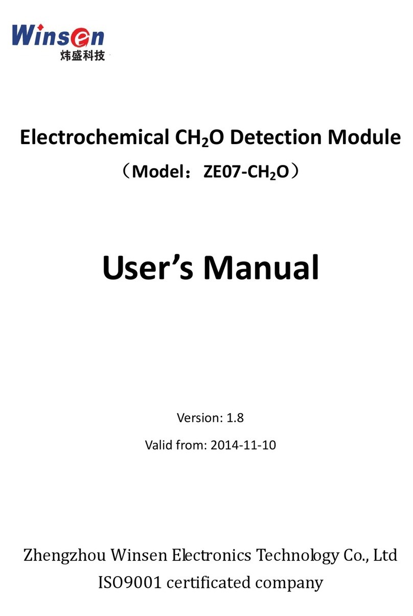 Winsen ZE07-CH2O user manual