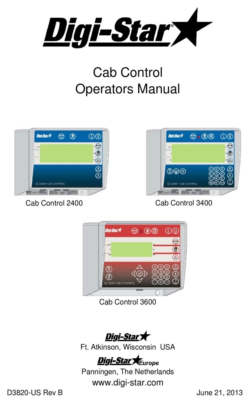 Digistar Cab Control 2400 User manual