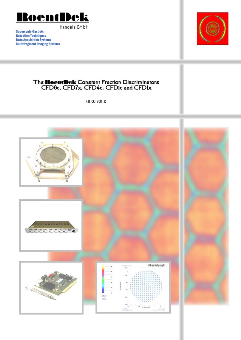 RoentDek CFD8c manual