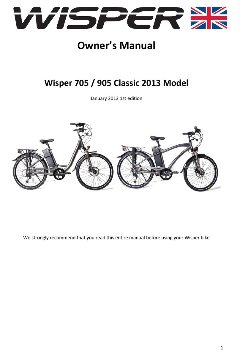 Wisper 705 Classic 2013 owner's manual