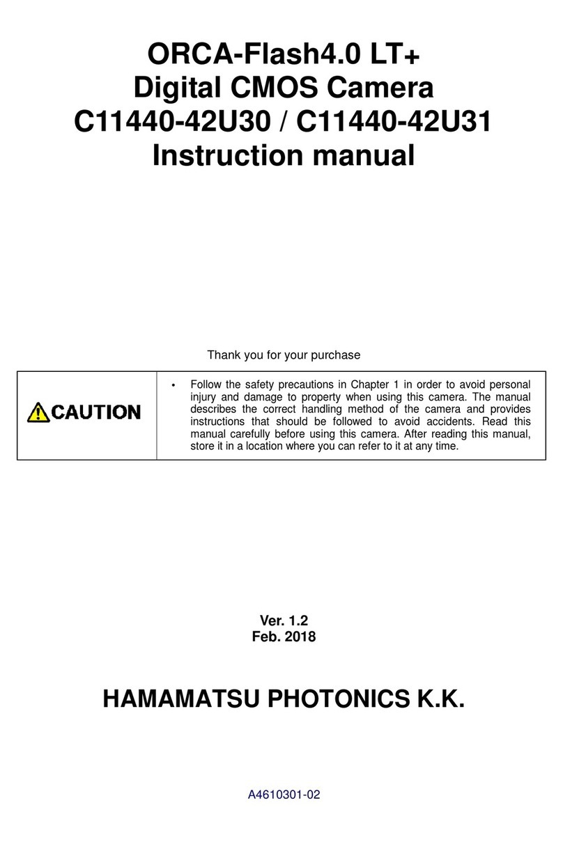 Hamamatsu Photonics C11440-42U30 instruction manual