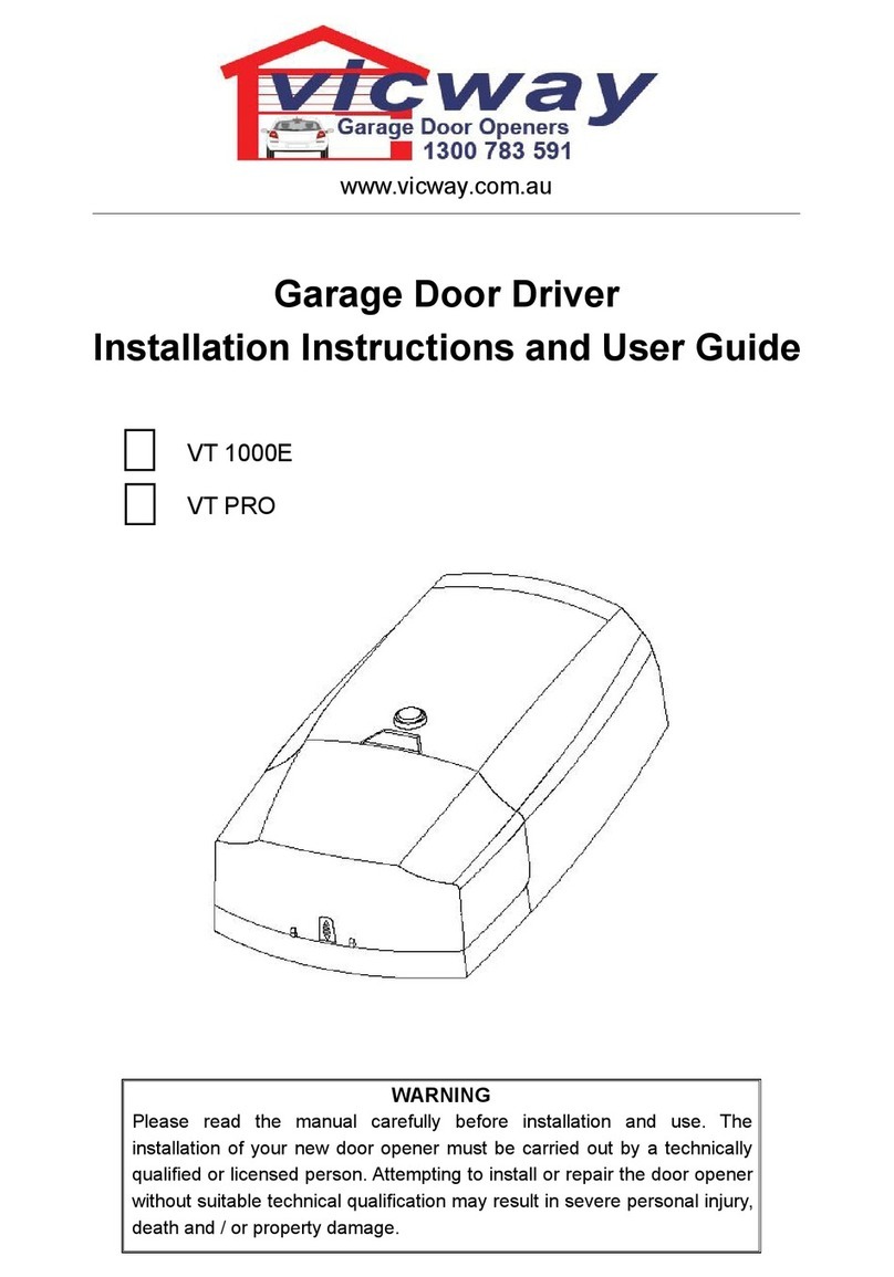 Vicway VT 1000E Installation instructions and user guide