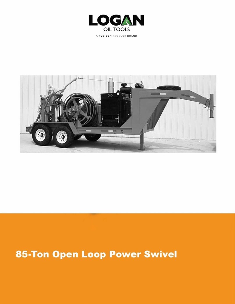 Logan 85-Ton Open Loop Power Swivel user manual Logan 85-Ton Open Loop Power Swivel user manual