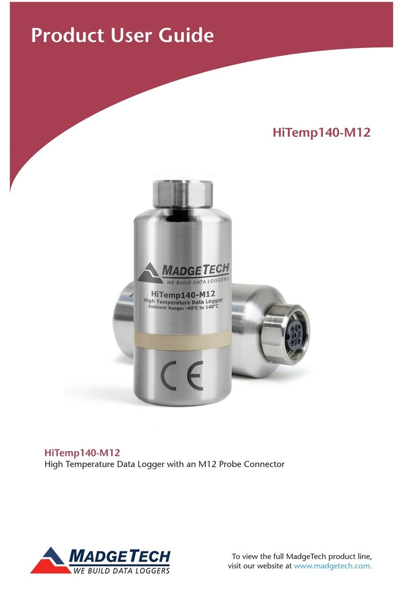 MadgeTech HiTemp140-M12 User manual