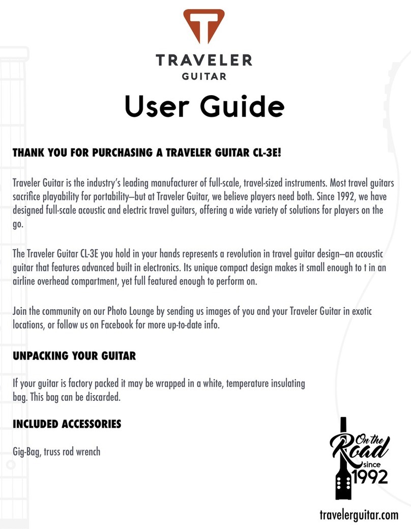 Traveler Guitar CL-3E user guide