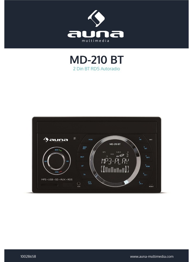 auna multimedia MD-210 BT instructions