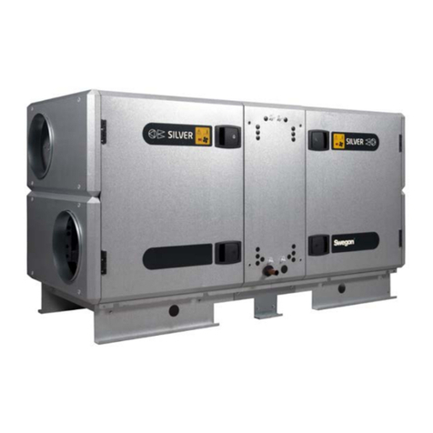 Swegon SILVER C RX Installation, operation and maintenance instructions