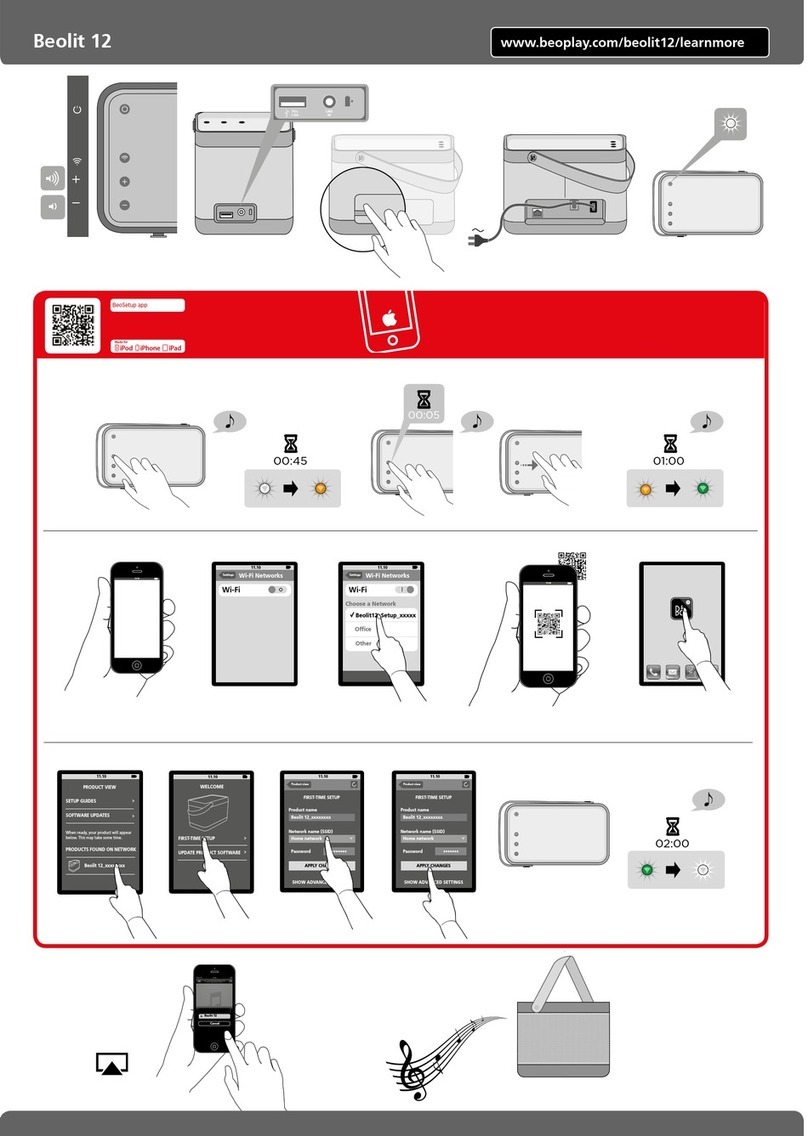 BeoPlay Beolit 12 User manual