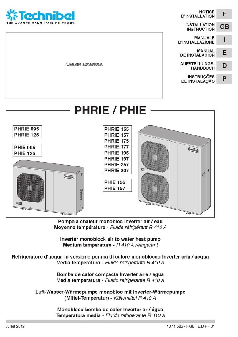 Technibel PHRIE 095 User manual