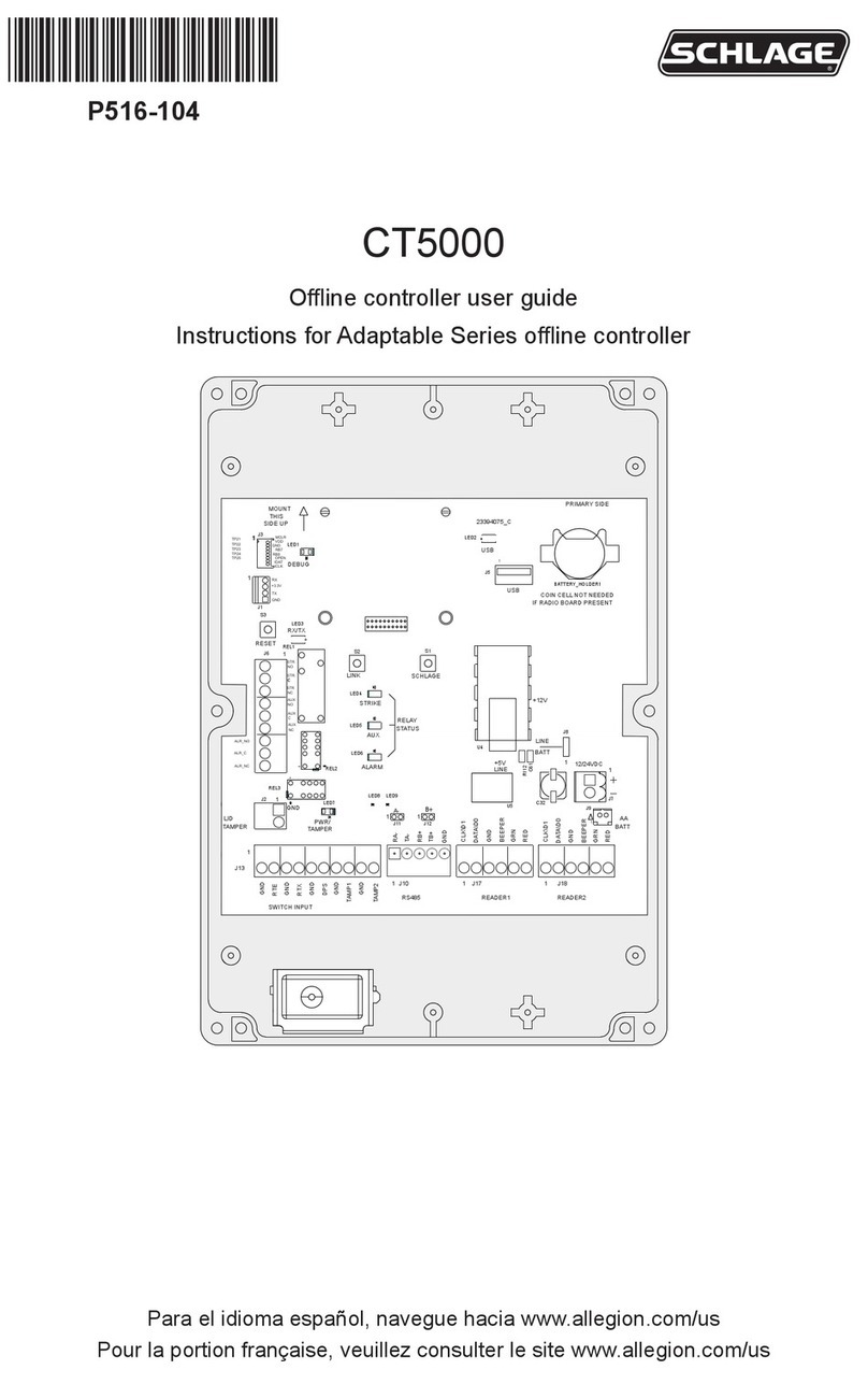 Schlage CT5000 user guide