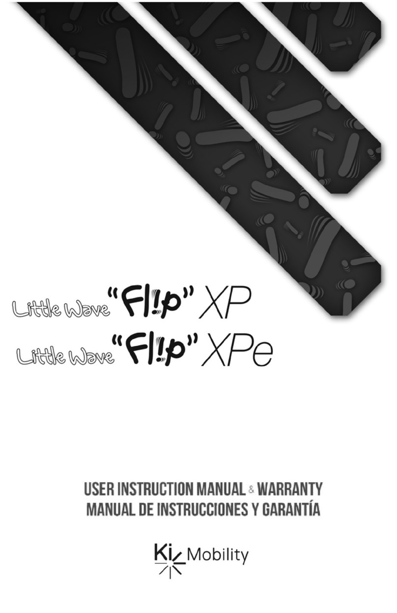 Ki Mobility Little Wave "Flip" XP Installation and operation manual Ki Mobility Little Wave "Flip" XP Installation and operation manual