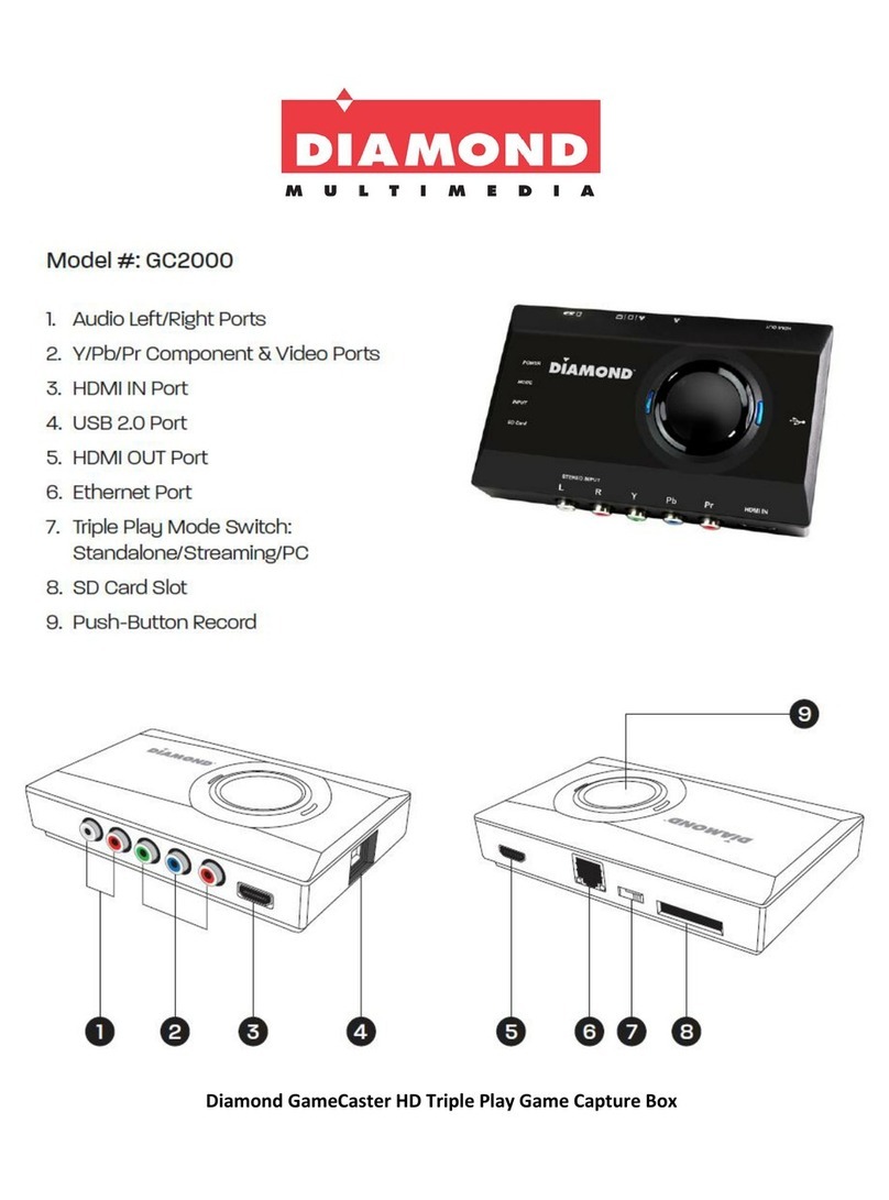Diamond Multimedia GameCaster GC2000 manual Diamond Multimedia GameCaster GC2000 manual