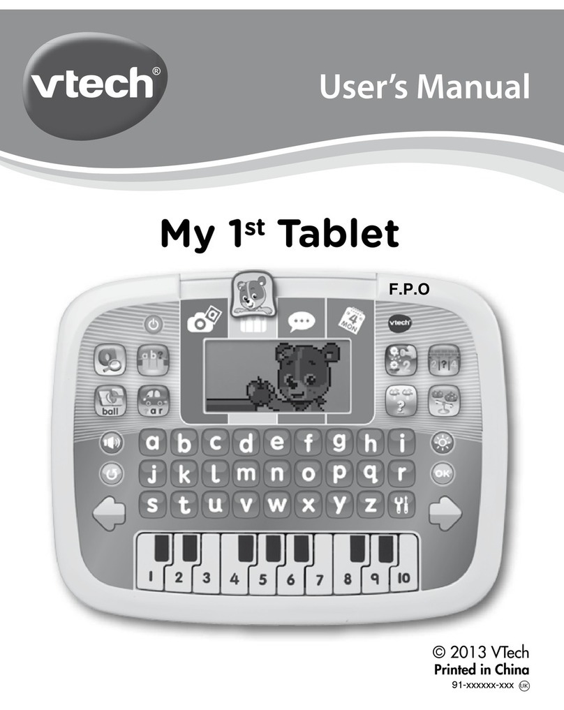 V-tech My 1st Tablet User manual