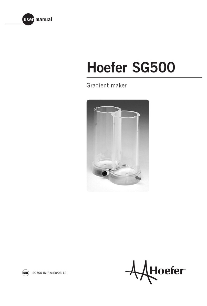 Hoefer SG500 user manual