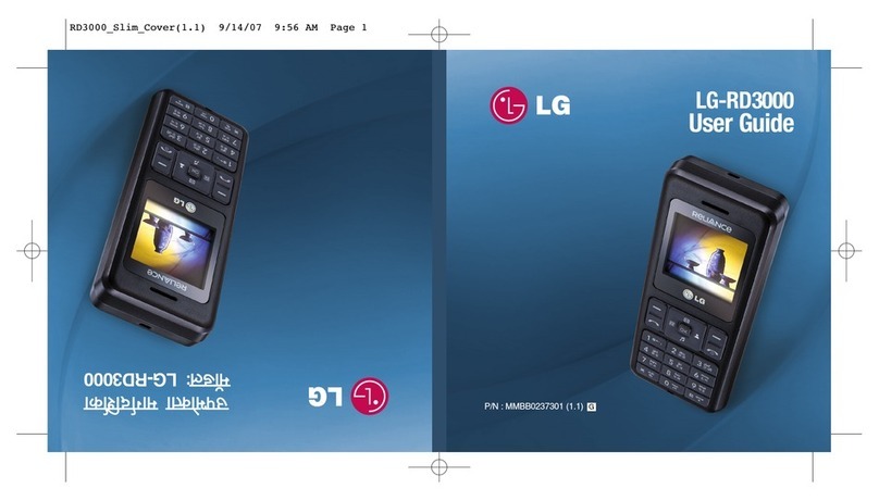 LG RD3000 User manual