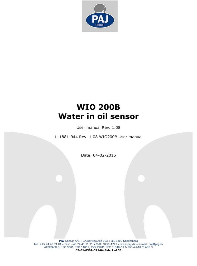 PAJ WIO 200B user manual
