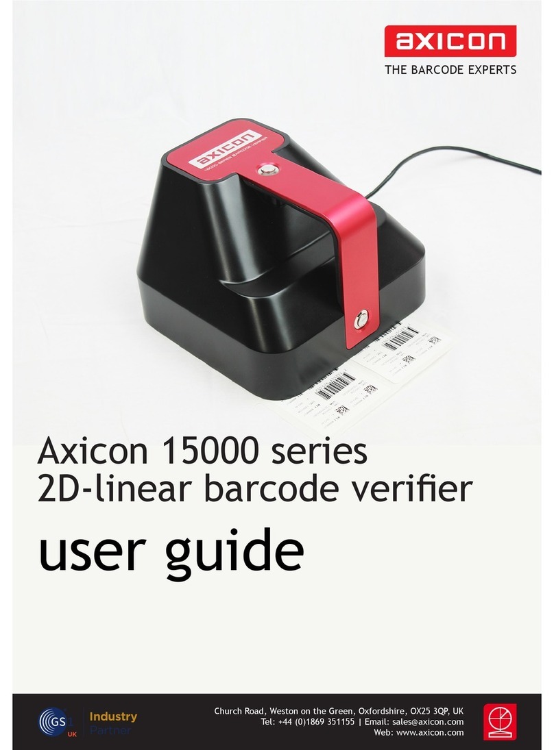 Axicon 15000 series User manual