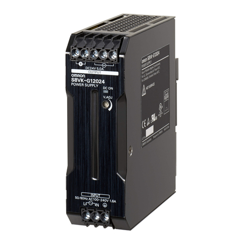 Omron S8VK-G Series User manual