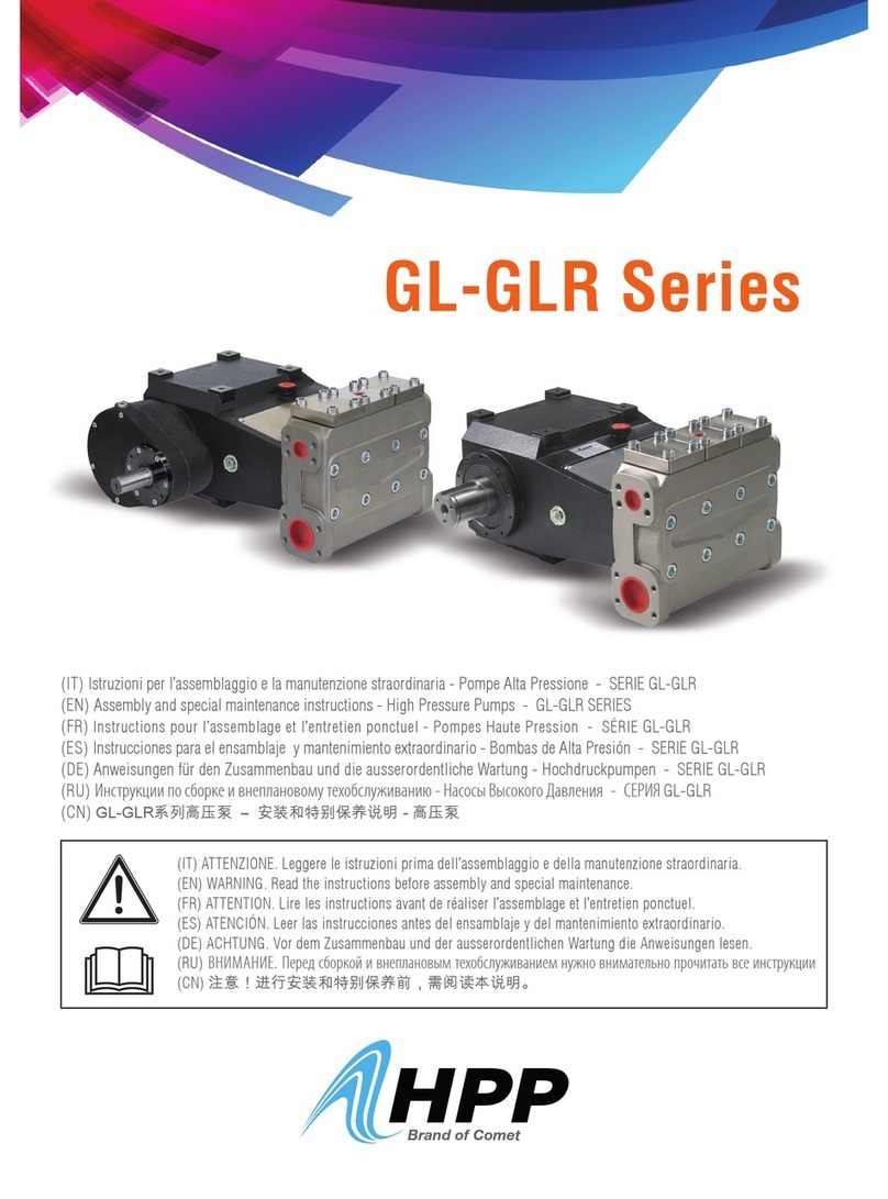 HPP GL 135/235 Assembly and special maintenance instructions