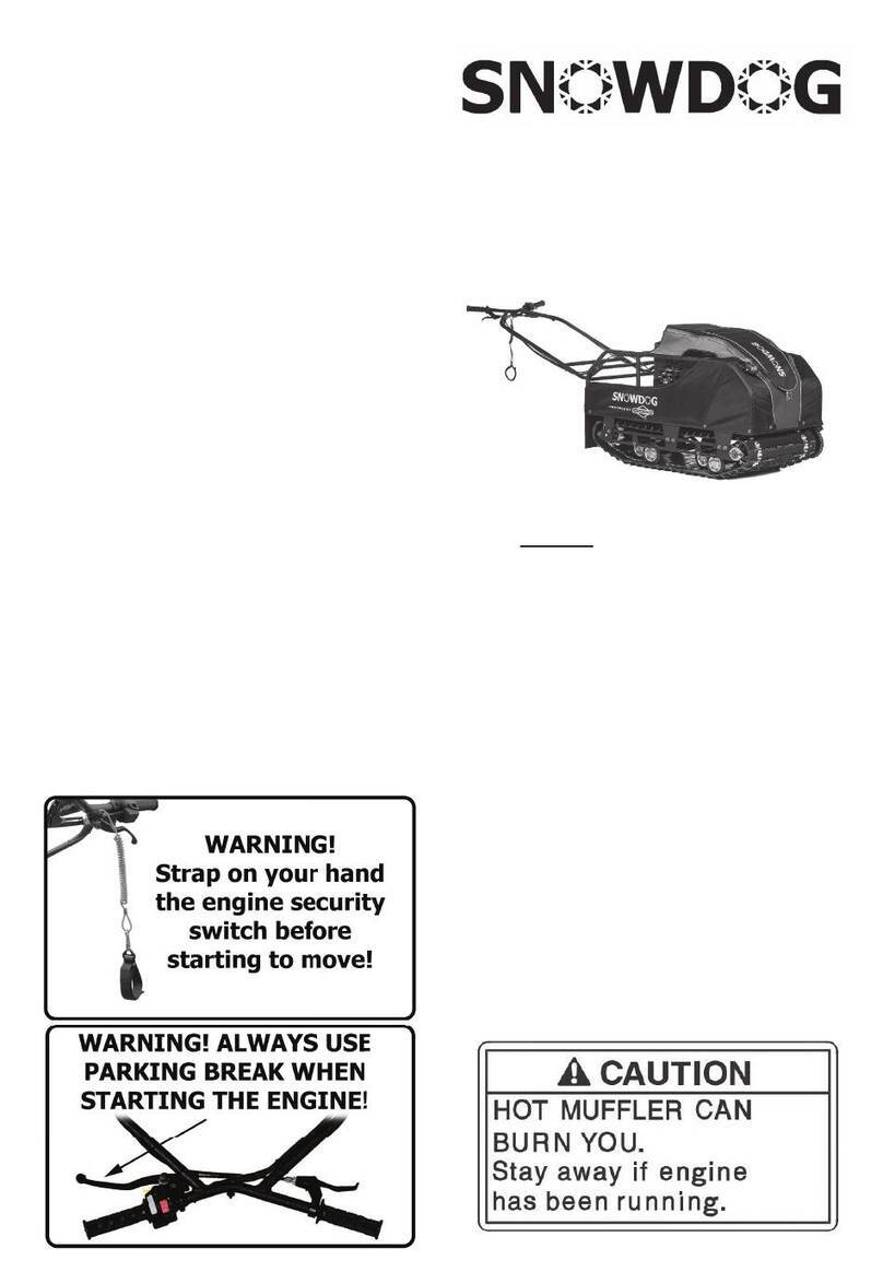 SNOWDOG STANDARD B10 User manual