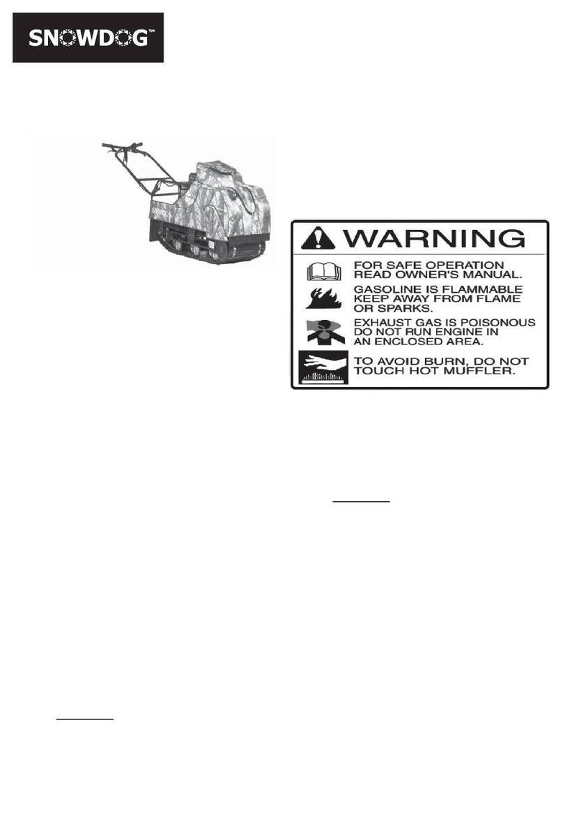 SNOWDOG COMPACT B13ME-WR User manual
