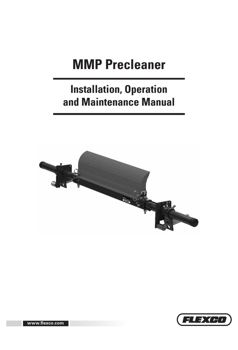Flexco MMP Precleaner Installation, operation and maintenance manual Flexco MMP Precleaner Installation, operation and maintenance manual