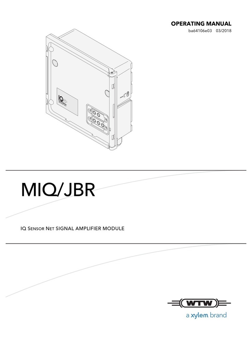 wtw MIQ/JBR operating manual