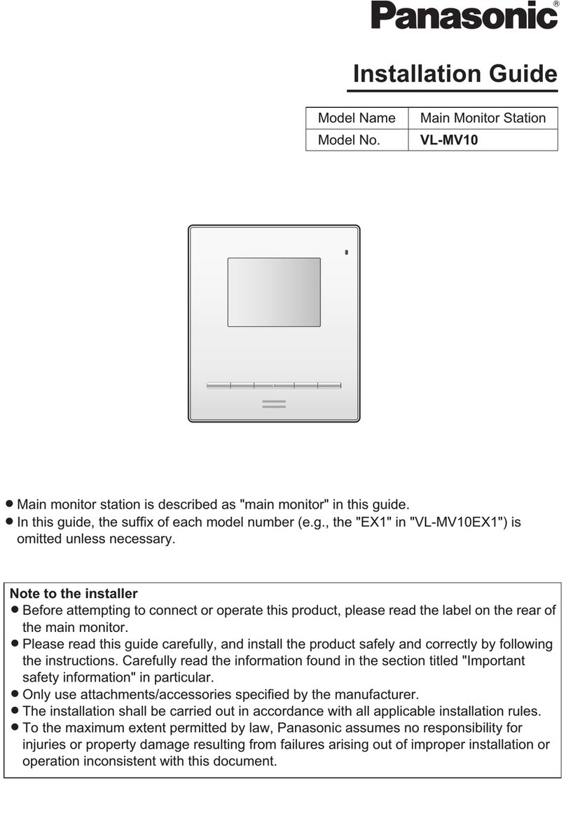 Panasonic VL-MV10 User manual