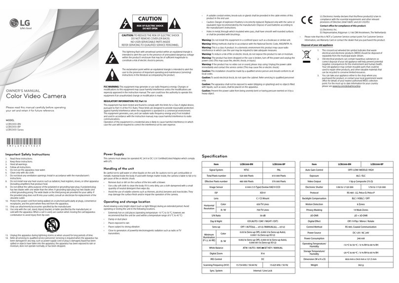 LG LCB5300-BN User manual