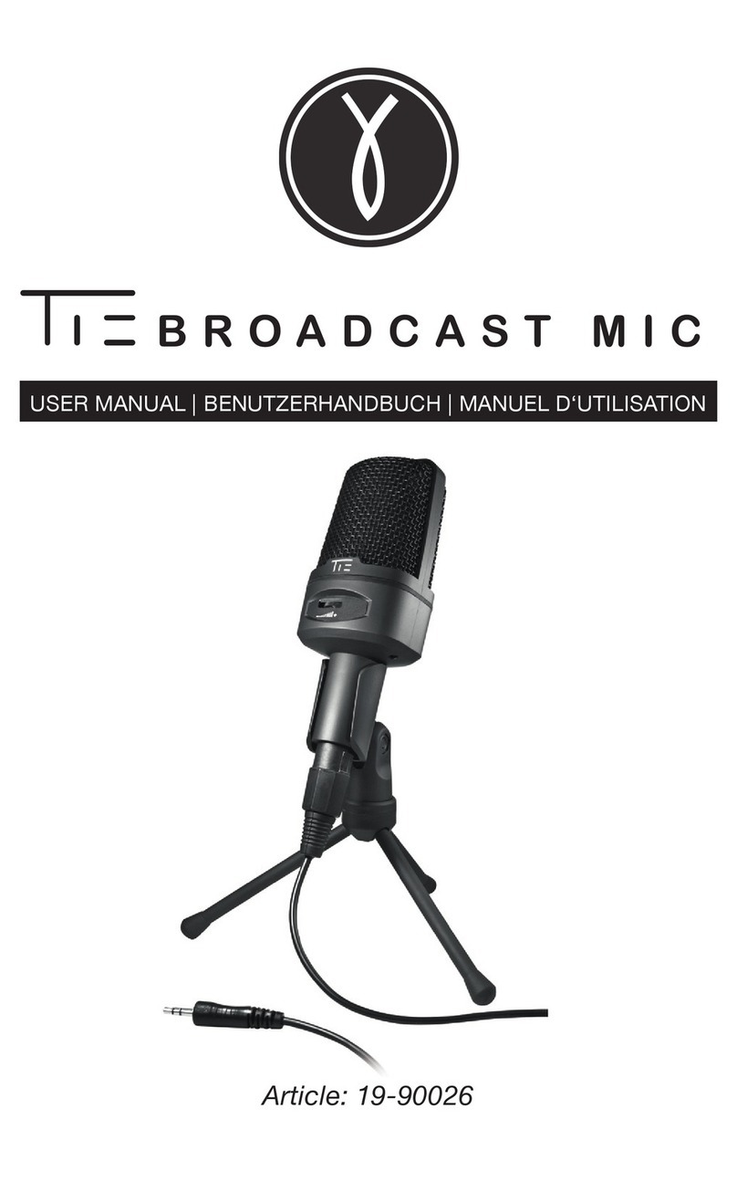 TIE Broadcast Mic user manual