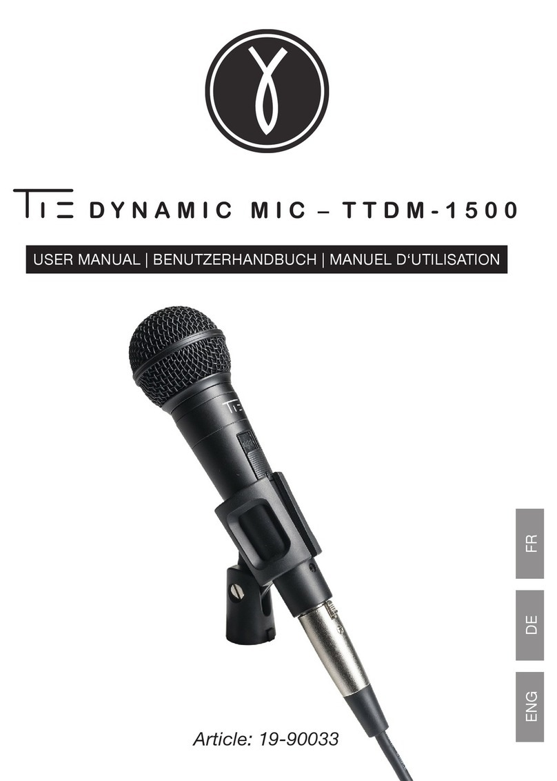TIE TTDM-1500 user manual