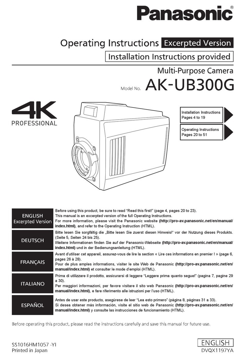 Panasonic AK-UB300G User manual