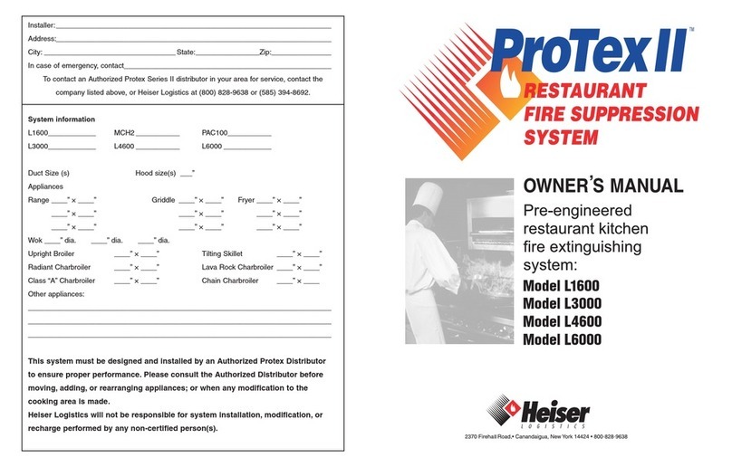 Heiser Logistics ProTex II L1600 owner's manual