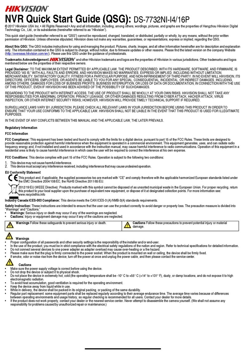 HIK VISION DS-7732NI-I4/16P User manual
