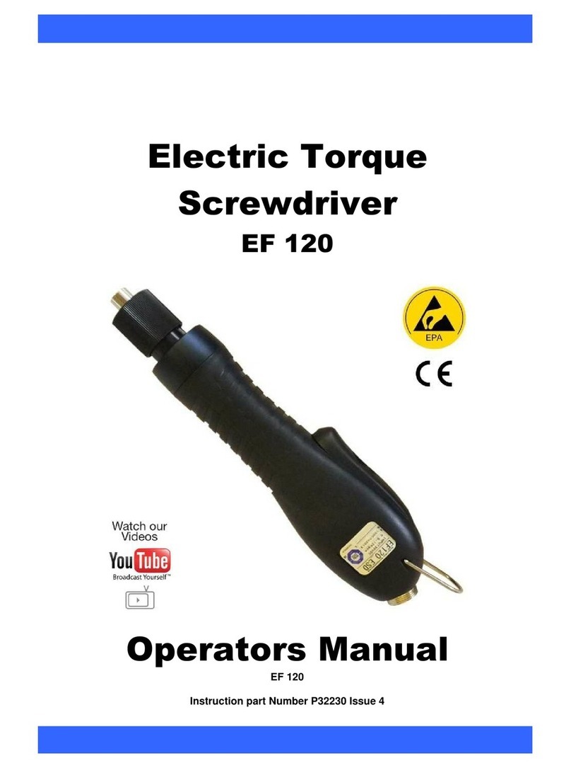 Gedore EF 120 Operator's manual