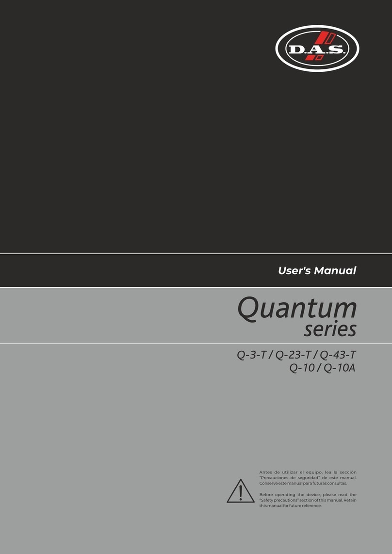 DAS Quantum Q-3-T User manual