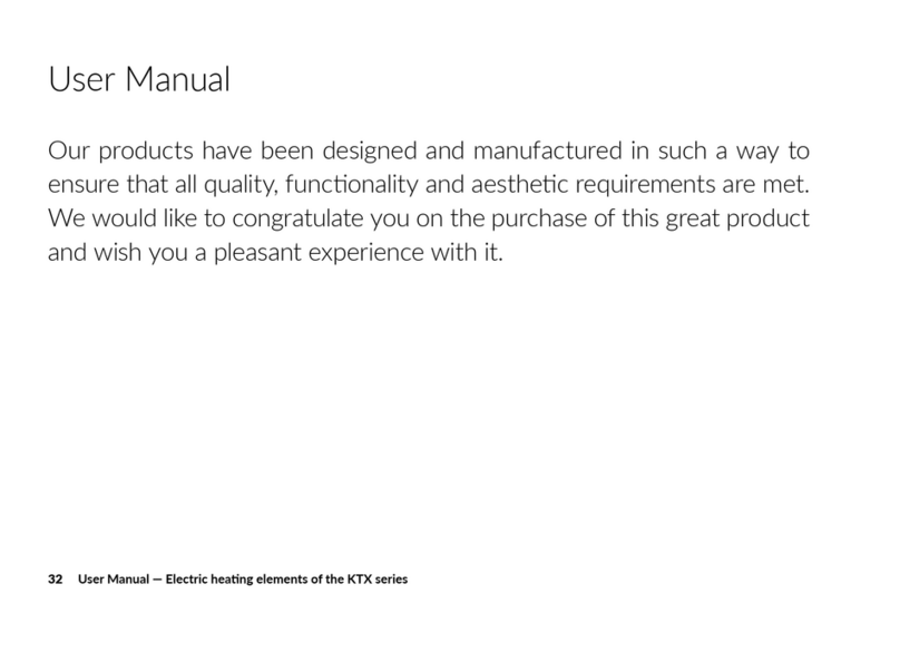TERMA KTX 1 user manual
