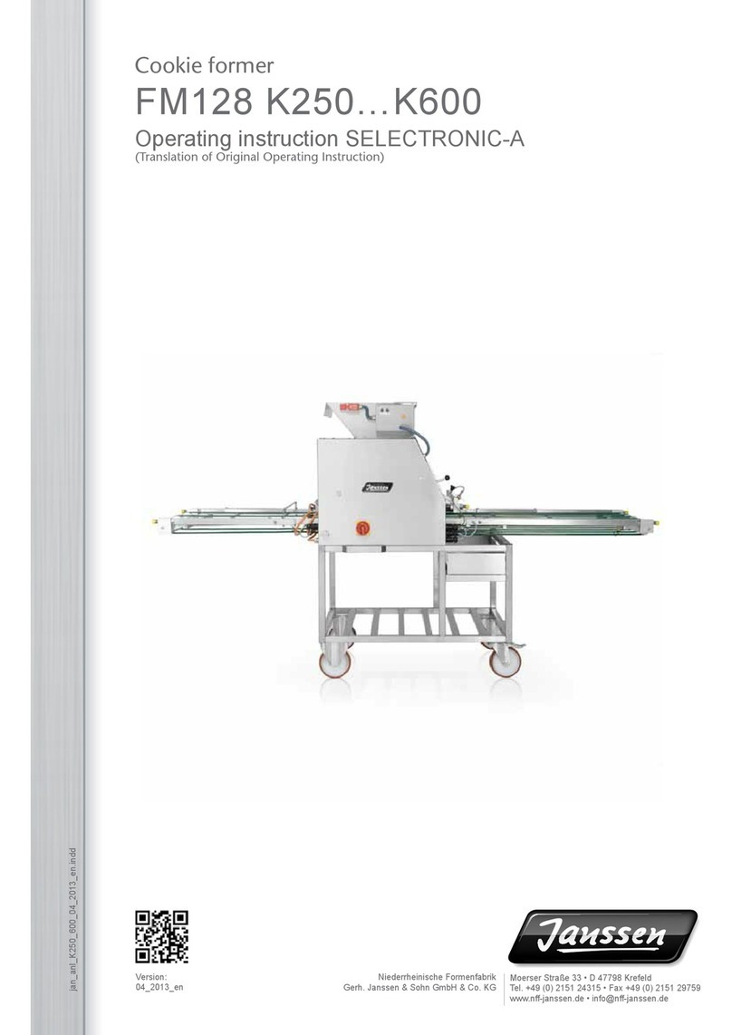 Janssen SELECTRONIC A Operating	 instruction