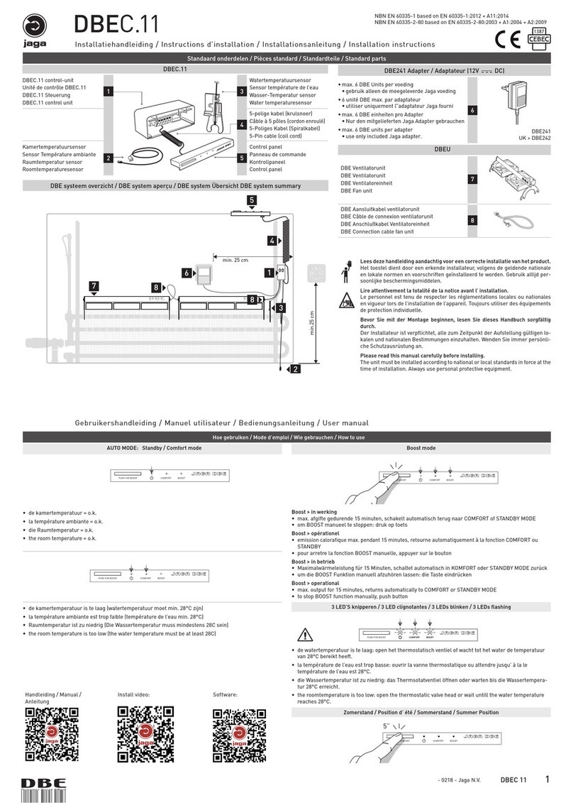 Jaga DBEC.11 installation instructions